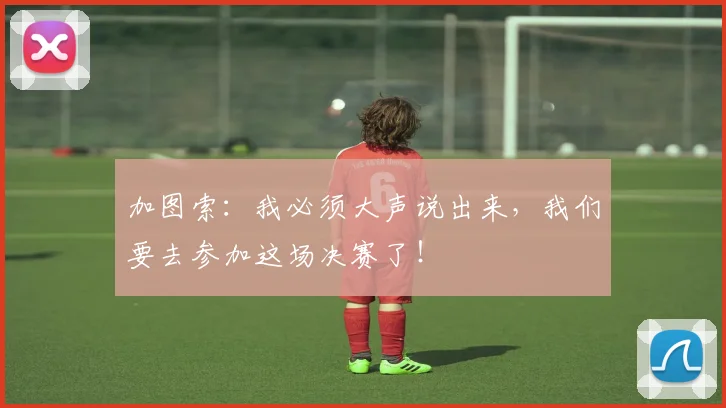 加图索：我必须大声说出来，我们要去参加这场决赛了！
